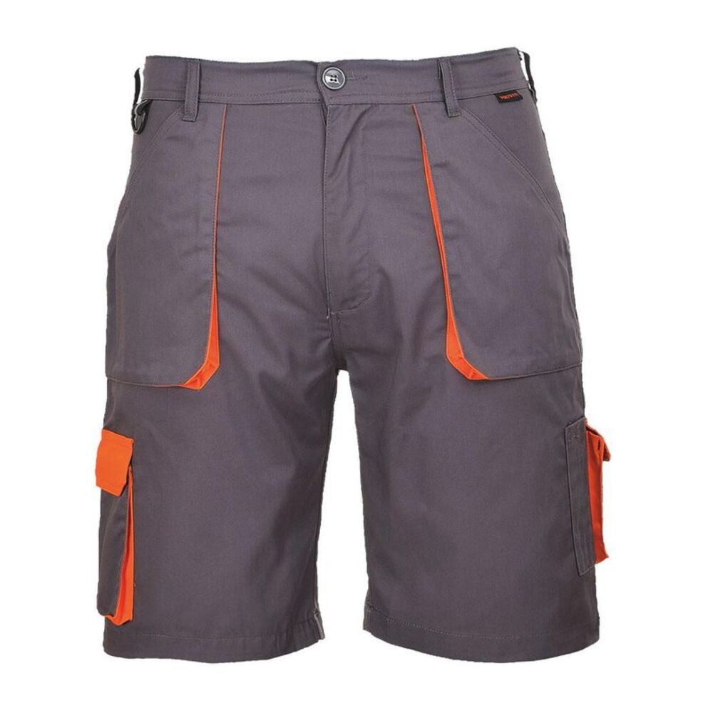 Portwest Mens Texo Contrast Shorts / Gray